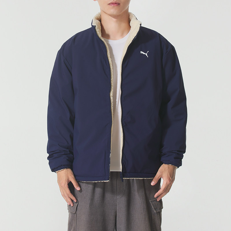 Puma彪马男女2025冬新款防水保暖双面穿鸭绒外套羽绒服 692850-06