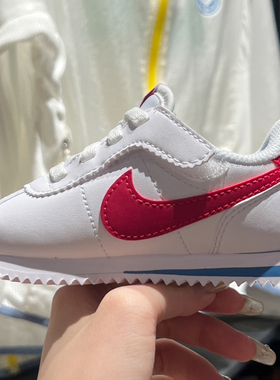 耐克童鞋2024冬款CORTEZ EASYON魔术贴轻便运动跑步鞋 DM0952-115