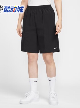 Nike耐克女子2025夏新款高腰防晒速干运动休闲短裤HJ0164-010-133