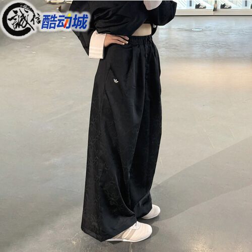 阿迪达斯三叶草女子新中式长裤