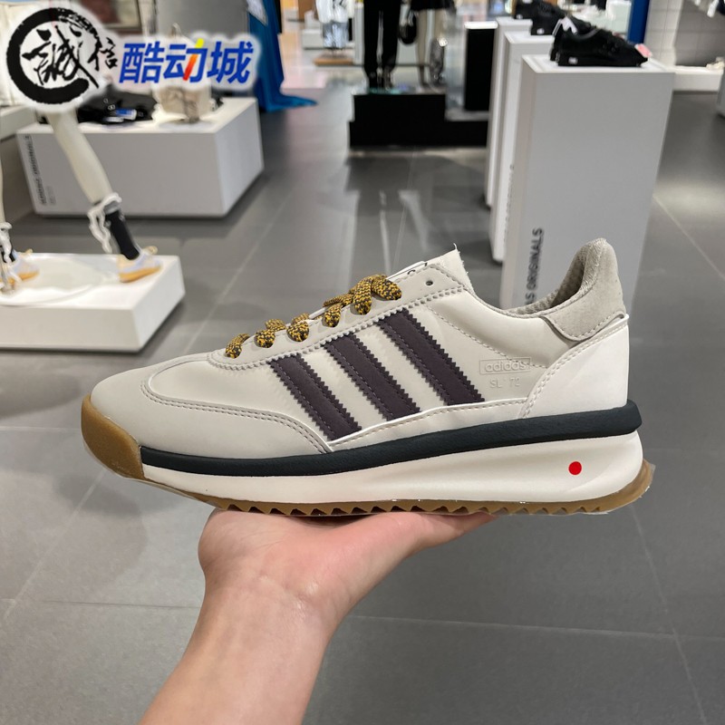 阿迪达斯三叶草男女运动T头鞋