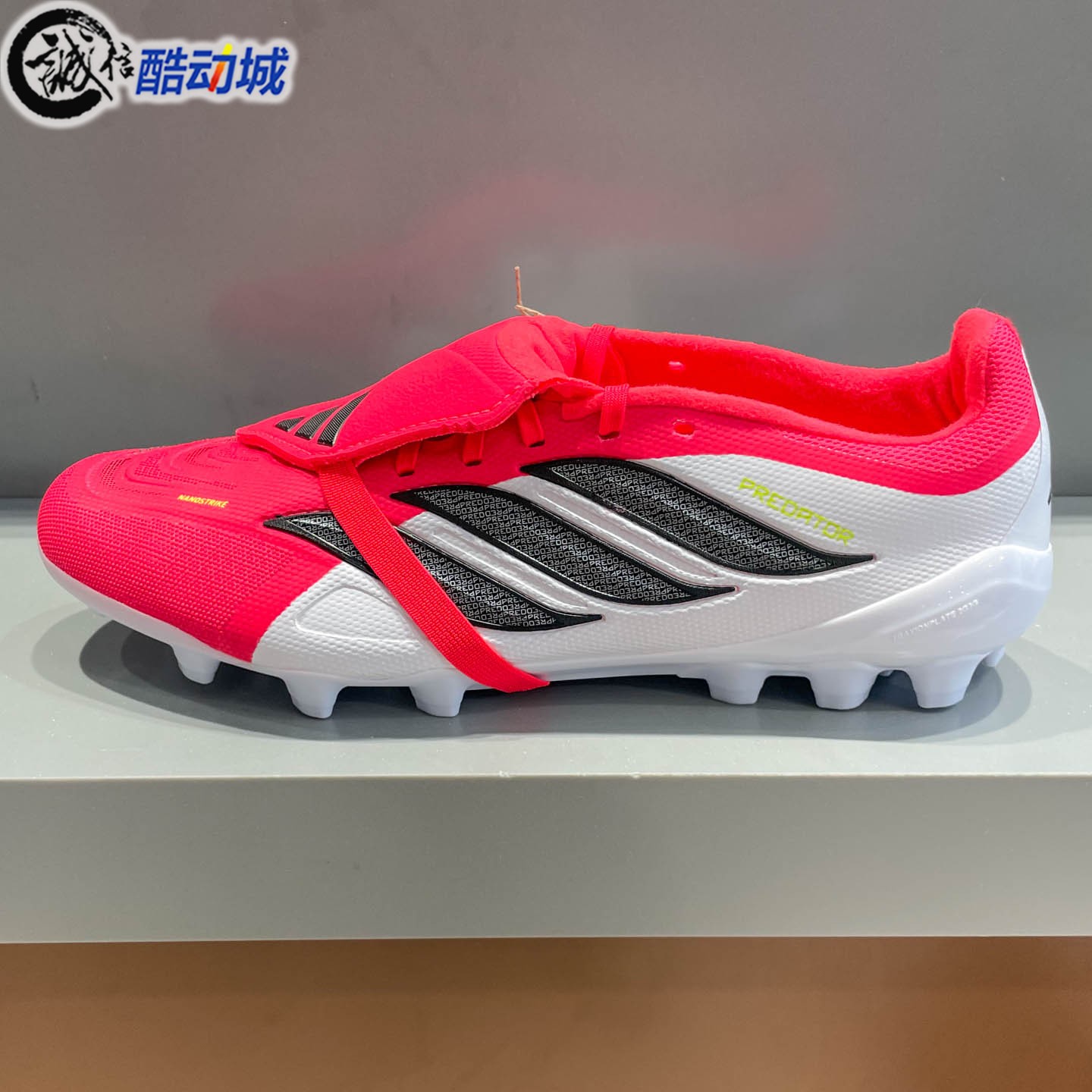 Adidas阿迪达斯男女鞋2026春舒适耐磨AG短钉运动训练足球鞋JS0344