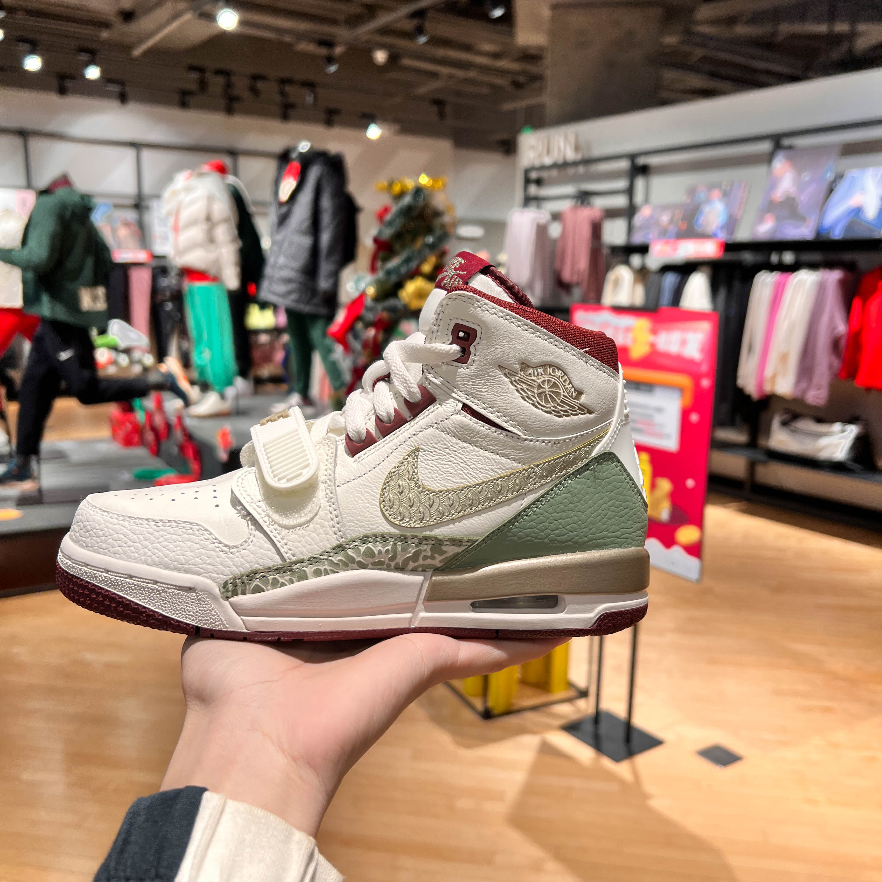 龙年限定高帮运动训练篮球鞋