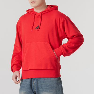 ADIDAS阿迪达斯男装2025春新款运动跑步休闲连帽卫衣套头衫JE3840