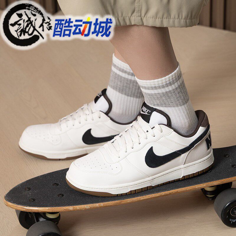 Nike耐克男子2026新款BIG复古耐磨低帮滑板运动休闲鞋 854166-101