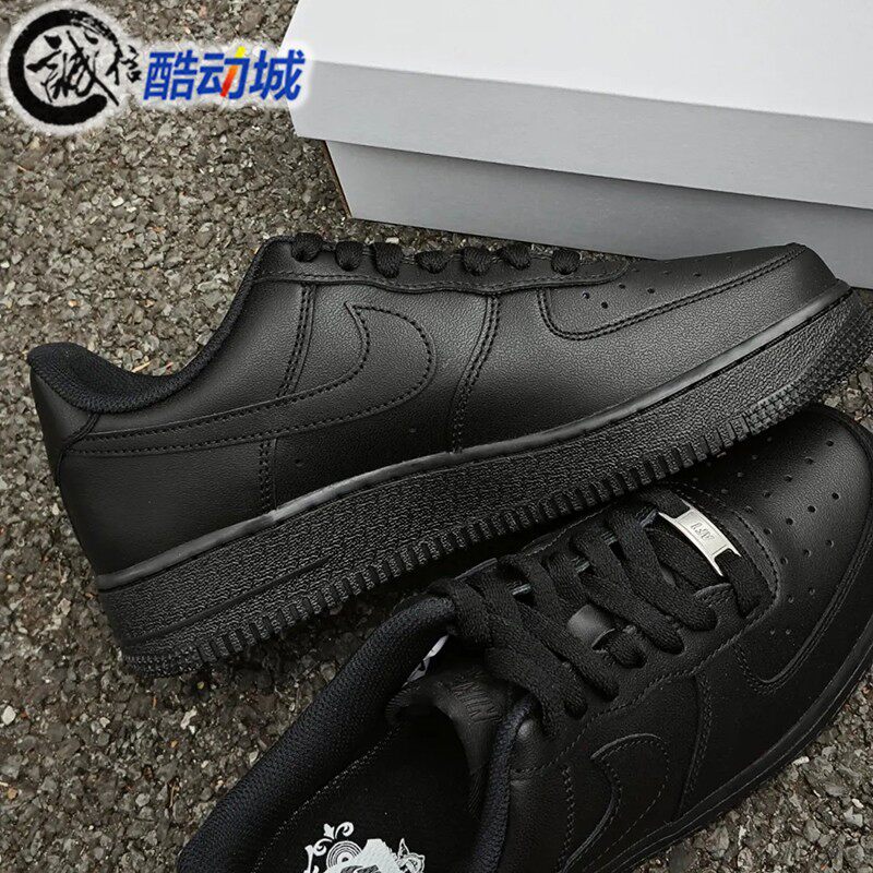 NIKE耐克男鞋2026新款空军一号纯色运动百搭休闲鞋板鞋CW2288-001