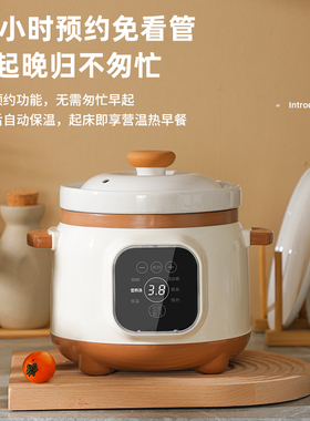 凯威诺预约陶瓷电炖锅环绕加热
