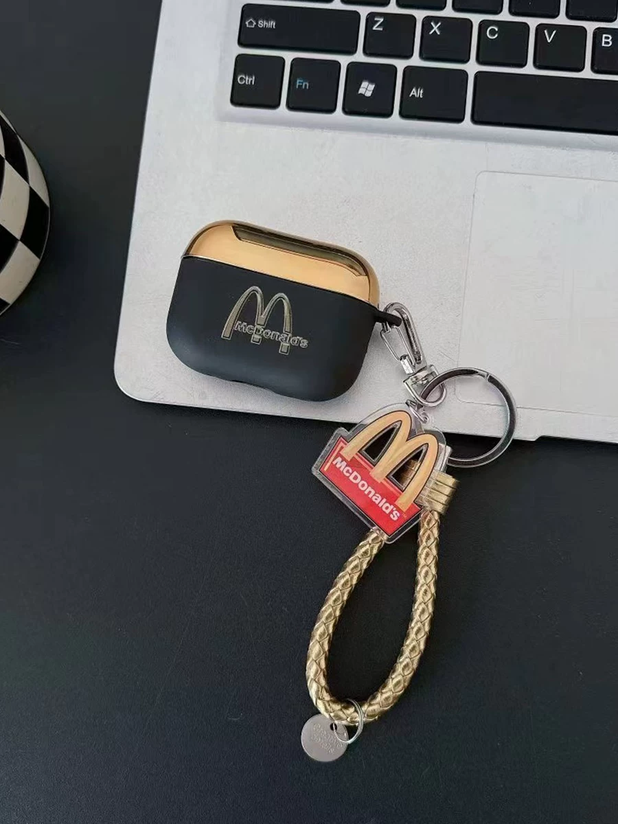 Бренд Tide M запись применимо к чехлу защитному для AirPods 2-го поколения, AirPods 3-го поколения, простая чехол для AirPods Pro, креатив Pro, креатив PRO второго поколения, пара, индивидуальность, Bluetooth, защитный чехол для Apple