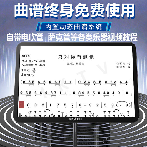 2025新款电吹管专用二胡萨克斯专业乐器伴奏户外点歌机智能读谱器