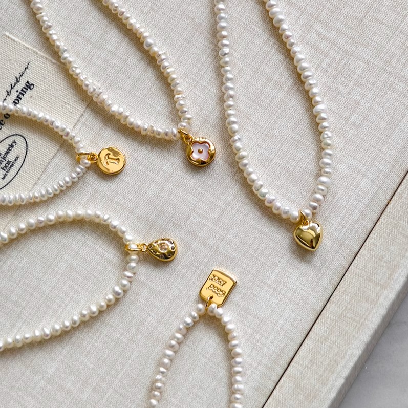 法式天然巴洛克珍珠项链女小众轻奢高级感锁骨链气质百搭时尚颈链