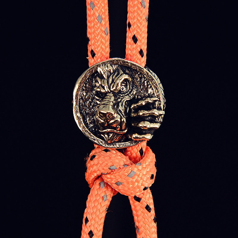 黄铜复古龙头刀坠户外伞绳编织配饰伞绳吊坠刀柄斧头柄装饰DIY,饰品/流行首饰/时尚饰品新,摆件,淘宝优惠券,粉丝福利购,淘宝优惠卷