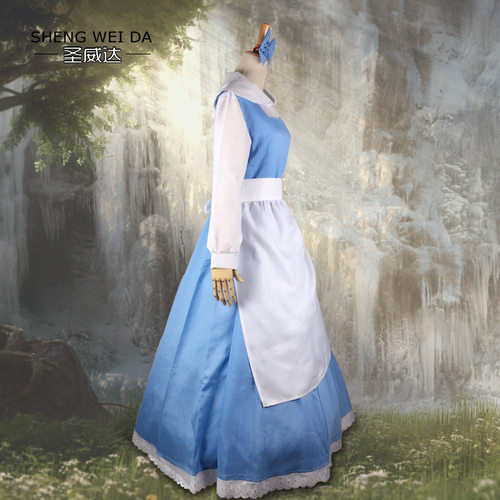 美女与野兽cos服迪斯呢动漫女仆装cosplay贝尔公主长裙