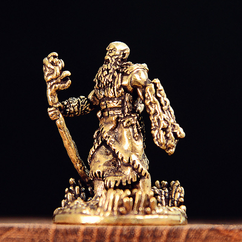 黄铜实心法师人物桌面茶宠摆件创意居家工艺品摆件办公室装饰品,家居饰品,装饰摆件,淘宝优惠券,粉丝福利购,淘宝优惠卷