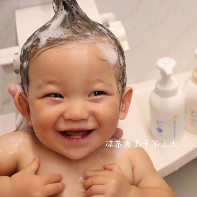 日版~mamakids婴幼儿泡沬洗发液 新生儿童洗发水370ml瓶装/替换装