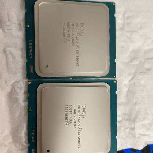 {议价}e5-2660V2 2.2G QS正显 10核20线程