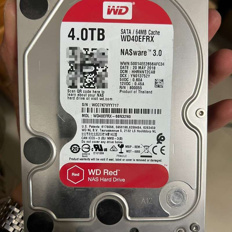 {议价}西数4T红盘NAS ware 3.0实测，包测试，包邮，图片