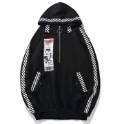 Chao chất béo cực lớn quần áo nam cộng với phân bón cộng với áo len mũ Đại Liên fat jacket áo khoác cỡ lớn giản dị 200-300 kg 155 ngực - Cực lớn