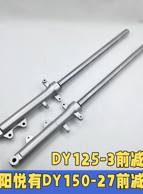 适用大阳摩托车配件悦有DY125-3/150-27前减震器前避震器前叉杆