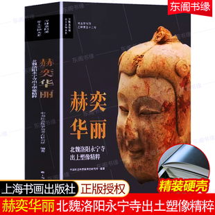 社塑像珍宝考古学专刊泥塑文物全角度方位直观感受 硬壳上海书画出版 文物考古文献书籍 精装 赫奕华丽北魏洛阳永宁寺出土塑像精粹