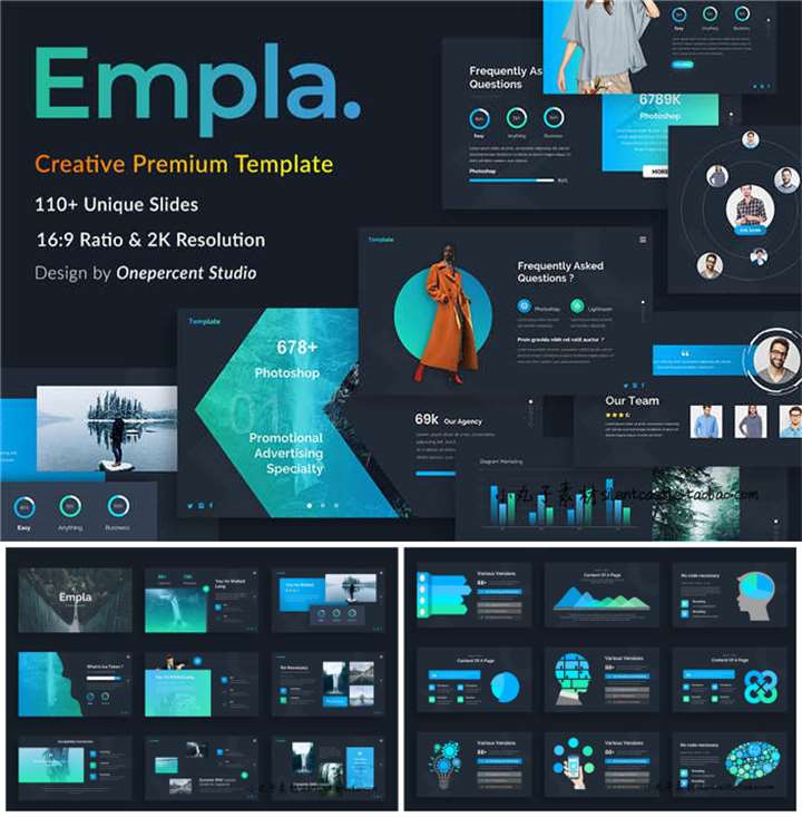 T0014设计素材演示文稿Empla-Creative-Powerpoint-Template