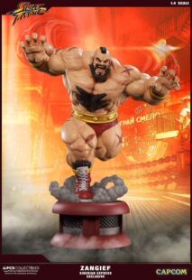PCS 街头霸王V 桑吉尔夫 ZANGIEF 1/4 全身雕像EX版 双头雕 现货