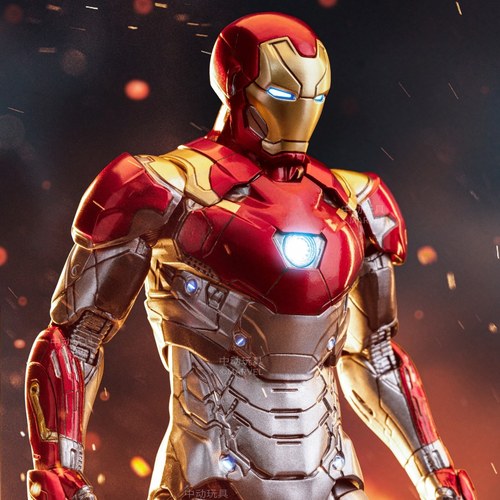 中动玩具钢铁侠MK47模型关节可动