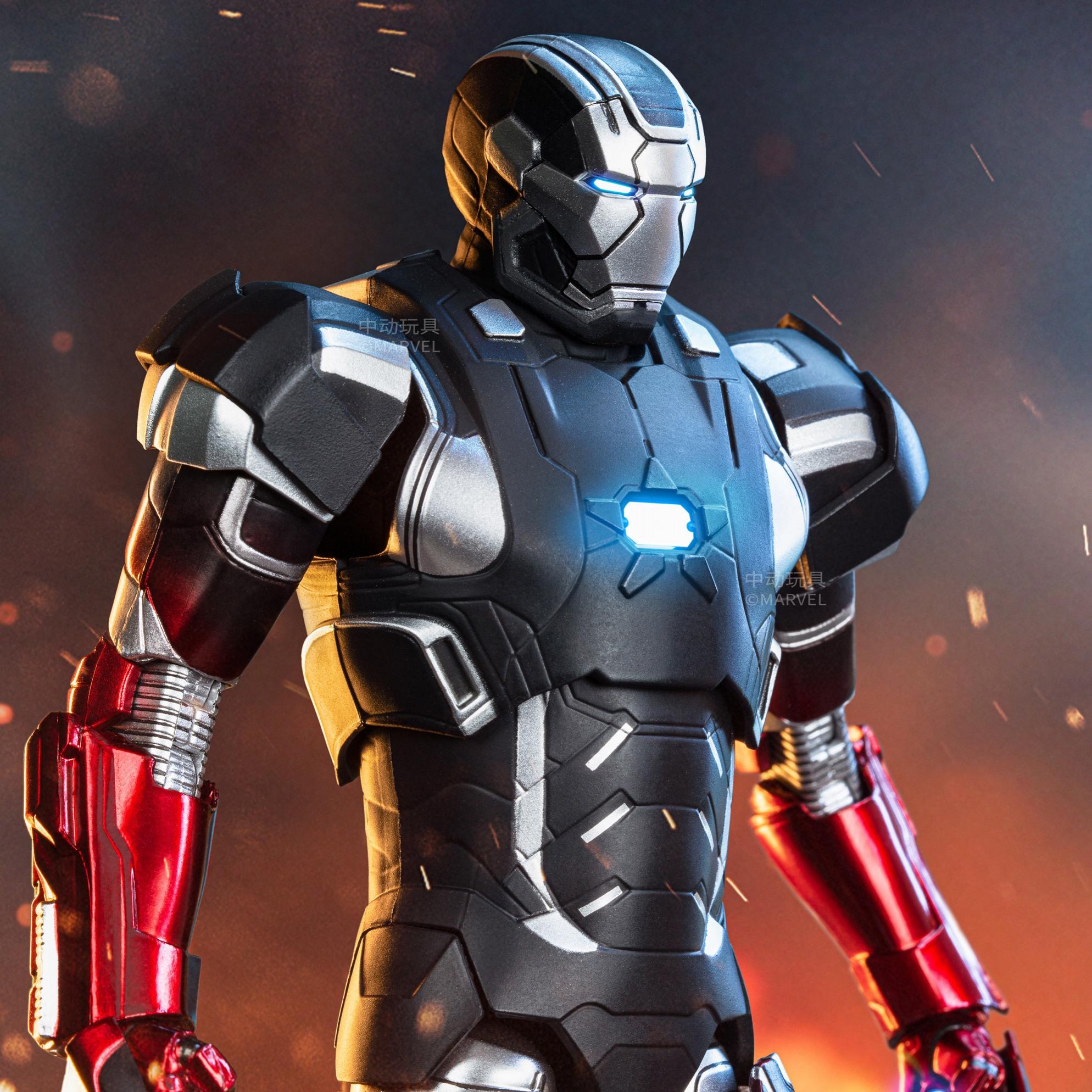 中动玩具钢铁侠MK22关节可动手办