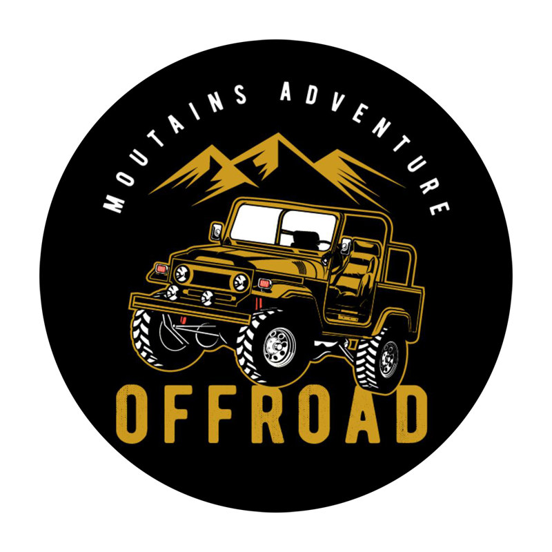 offroad 穿越雪山自驾硬派越野镭射磁性车身贴反光车贴贴纸#1202