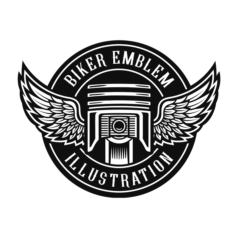 活塞运动翅膀电动车摩托贴纸贴花