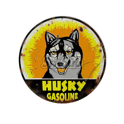 Husky Gasoline CAR Motor Oil摩托车汽车复古贴纸贴花# 027051