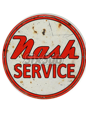 Format Nash Service Station Sign复古汽车摩托贴纸贴花#027011