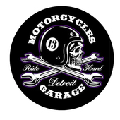 Biker skull骑自行车 人头骨扳手13号纽约复古贴纸贴花