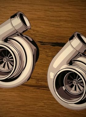 TURBO速涡轮增压器V6 Lader Blow Off Pop＃270贴纸贴花