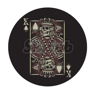 card王牌骷髅ENDURO越野摩托水晶胶贴花23008 king skull