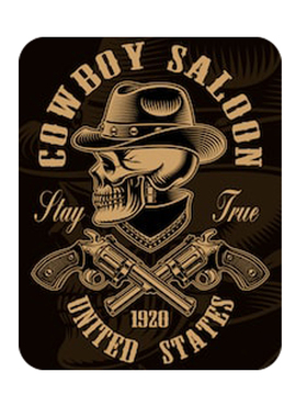 cowboy saloon牛仔轿车jtay jrue美国1920左轮贴纸贴花