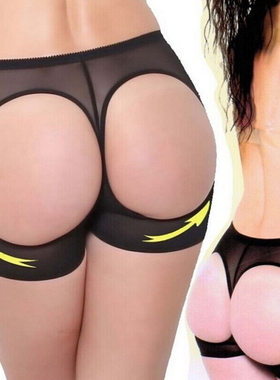 大码欧美出口新款美臀提臀女士内裤 Butt lifter Boyshort 提臀裤