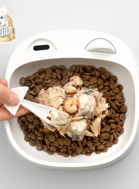 正品 猫乐适猫耳朵猫碗猫咪食盆附带粮勺猫盆饭碗水碗饭盆