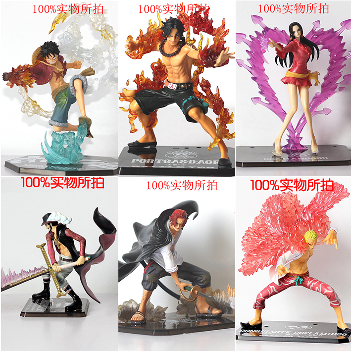 海贼王onepiece手办模型路飞索隆艾斯罗乔巴公仔动漫生日礼物摆件