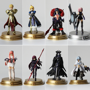 Fate FGO 8款 第一弹 库 丘林 梅林 Saber 塞巴 盒蛋公仔手办