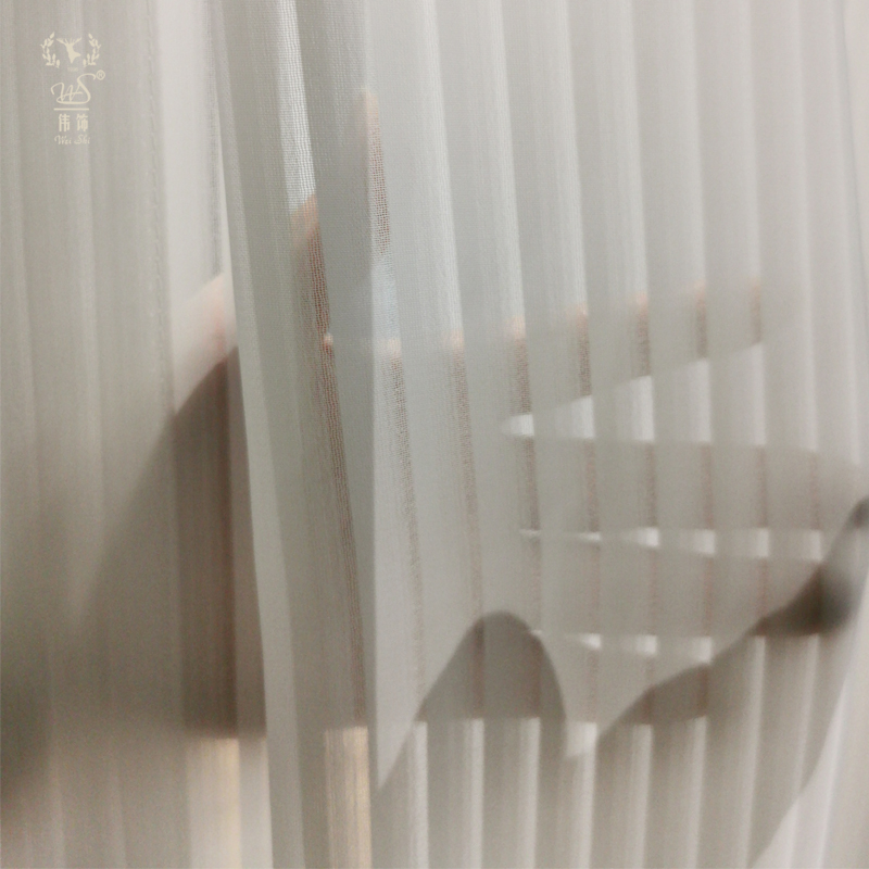 伟饰幻影窗纱客厅阳台北欧梦幻纱