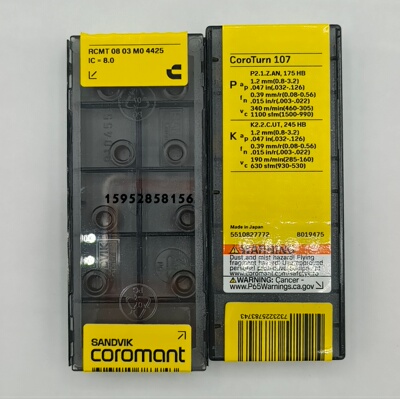SANDVIK数控刀片RCMT0803MO 4425 原装正品 车削刀粒