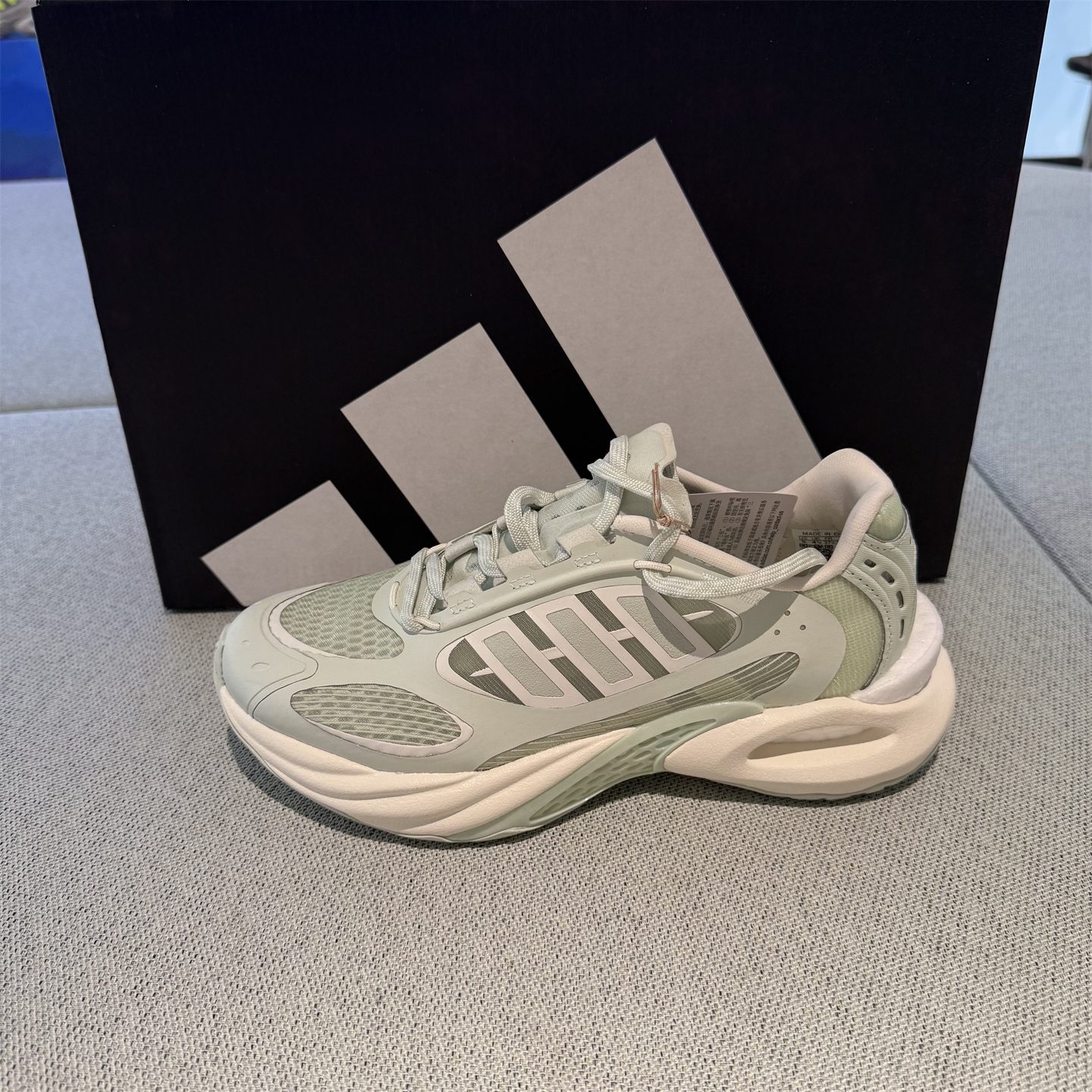 Adidas阿迪达斯女子清风跑步鞋夏季网眼透气轻便旅游运动鞋JQ4943