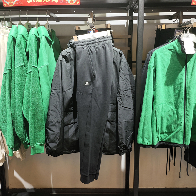 正品Adidas阿迪达斯春秋季男子运动舒适休闲收口针织长裤HE2225