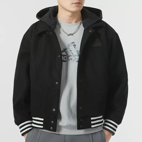 正品Adidas/阿迪达斯男装外套秋冬季运动休闲夹克 IT0209 IT0210
