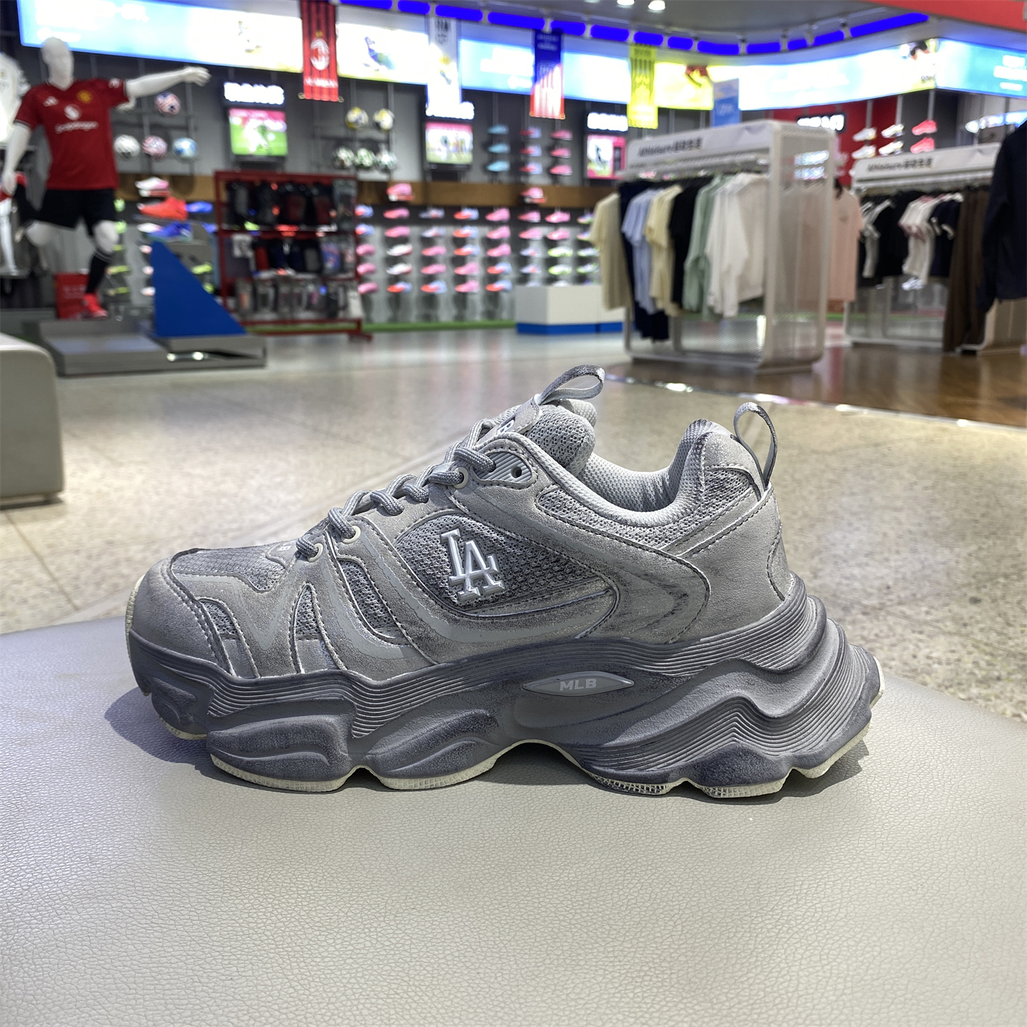 MLB张凌赫同款男女老爹鞋休闲鞋