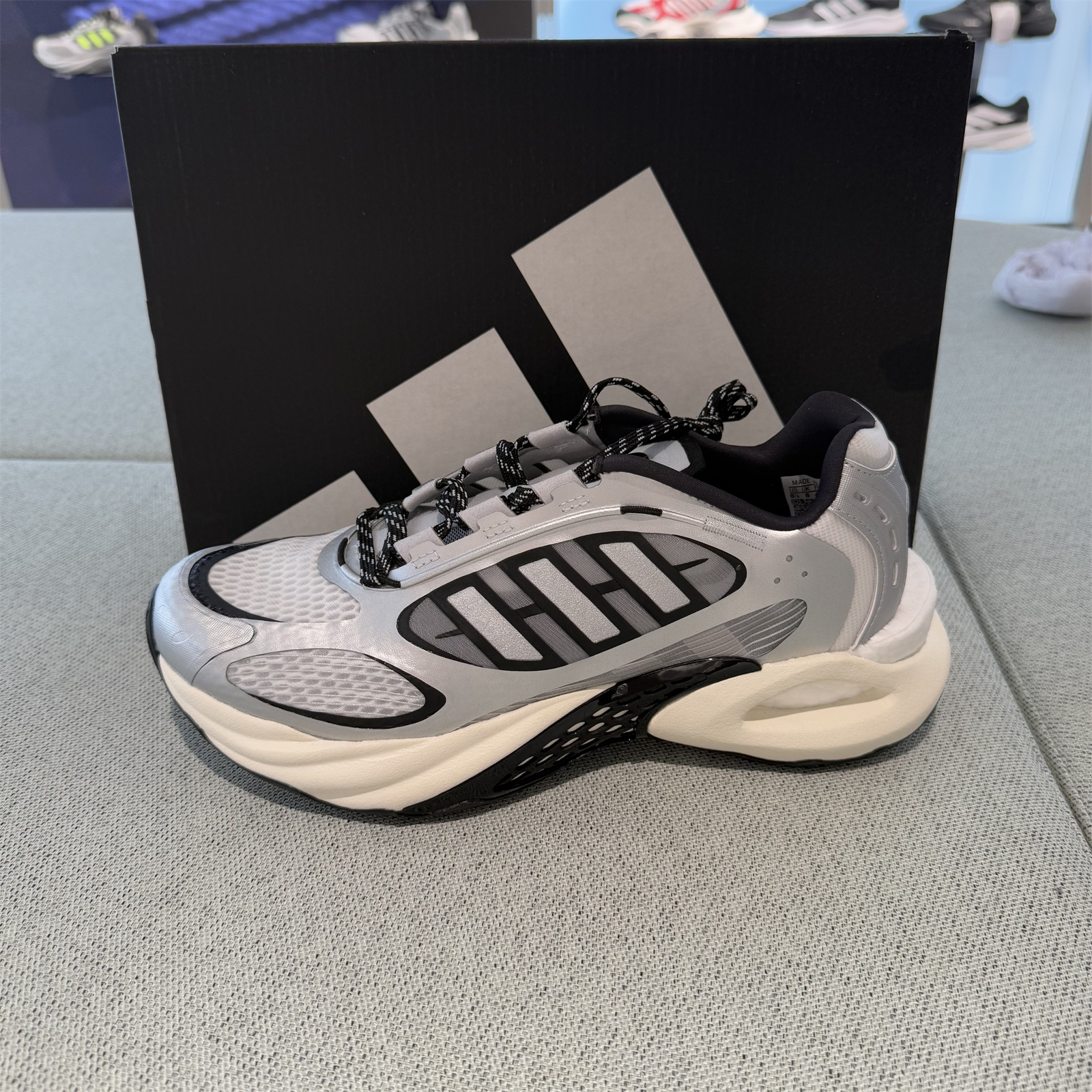 Adidas阿迪达斯男女清风跑步鞋夏季网眼透气轻便旅游运动鞋JQ4941