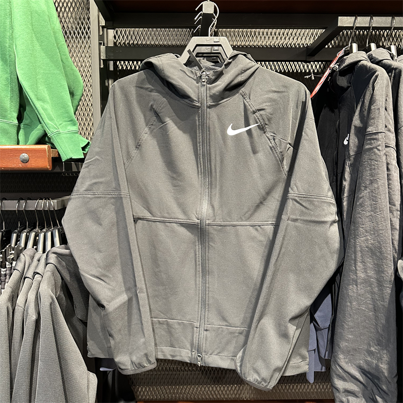 正品Nike/耐克百搭简约外套男装冬季运动休闲加绒连帽夹克 DQ6594