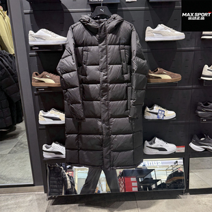 PUMA彪马男女中长款 鸭绒连帽外套693528 羽绒服户外保暖体育生冬款