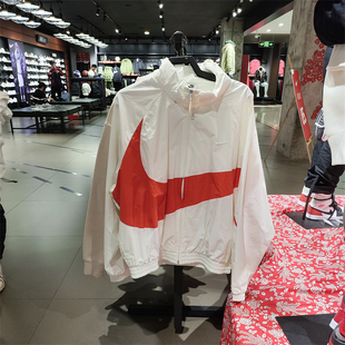 正品Nike/耐克春季男子防风宽松运动训练休闲夹克外套 FB7878-133