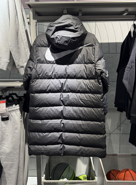 正品Nike耐克男女防风中长款羽绒服风行者冬防泼水保暖外套HQ4185